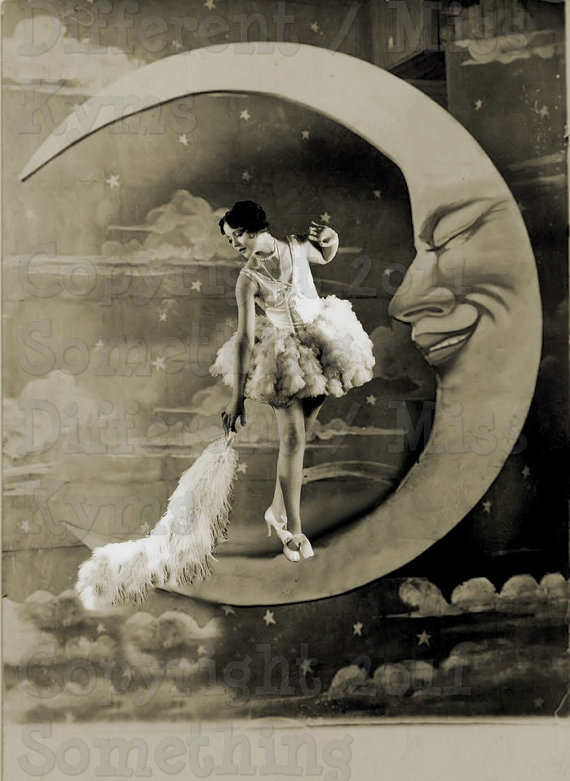 She Is Dusting The Moon
